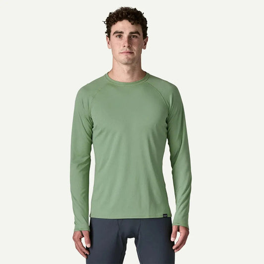 Patagonia Men's Capilene Midweight Crew-Men's - Clothing - Baselayer-Ellwood Green-M-Appalachian Outfitters
