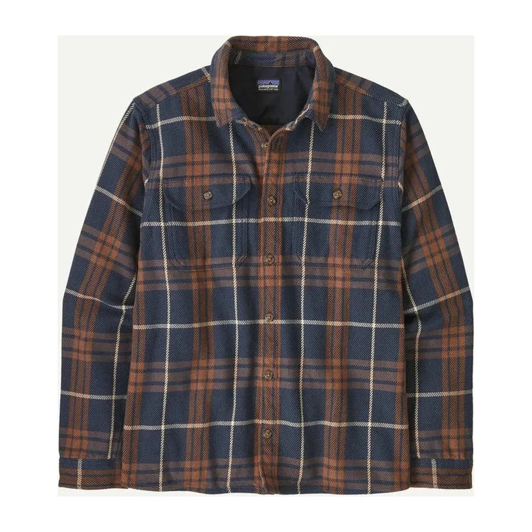 Patagonia Men's Fjord Loft Shirt-Men's - Clothing - Tops-Netted: Sunken Blue-M-Appalachian Outfitters