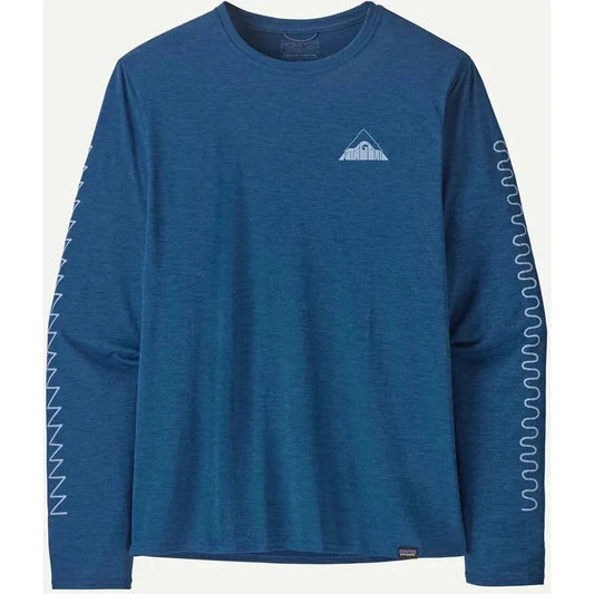 Patagonia Men's Long Sleeve Cap Cool Daily Graphic Shirt - Lands-Men's - Clothing - Tops-Appalachian Outfitters