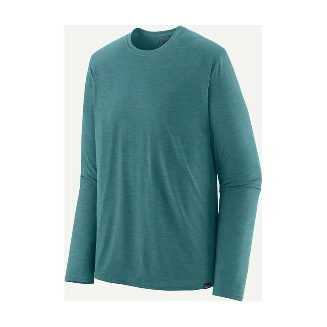 Patagonia Men's Long Sleeve Cap Cool Daily Shirt-Men's - Clothing - Tops-Wetland Blue - Light Wetland Blue X-Dye-M-Appalachian Outfitters