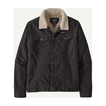 Patagonia Men's Pile Lined Trucker Jacket-Men's - Clothing - Jackets & Vests-Ink Black-M-Appalachian Outfitters