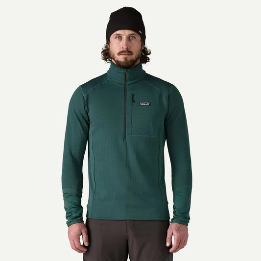 Patagonia Men's R1 P/O-Men's - Clothing - Tops-Cascade Green-M-Appalachian Outfitters