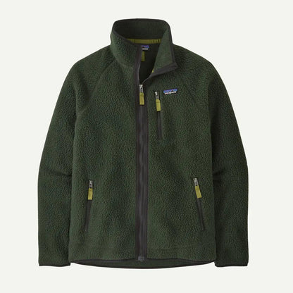 Patagonia Men's Retro Pile Jacket-Men's - Clothing - Jackets & Vests-Old Growth Green-M-Appalachian Outfitters