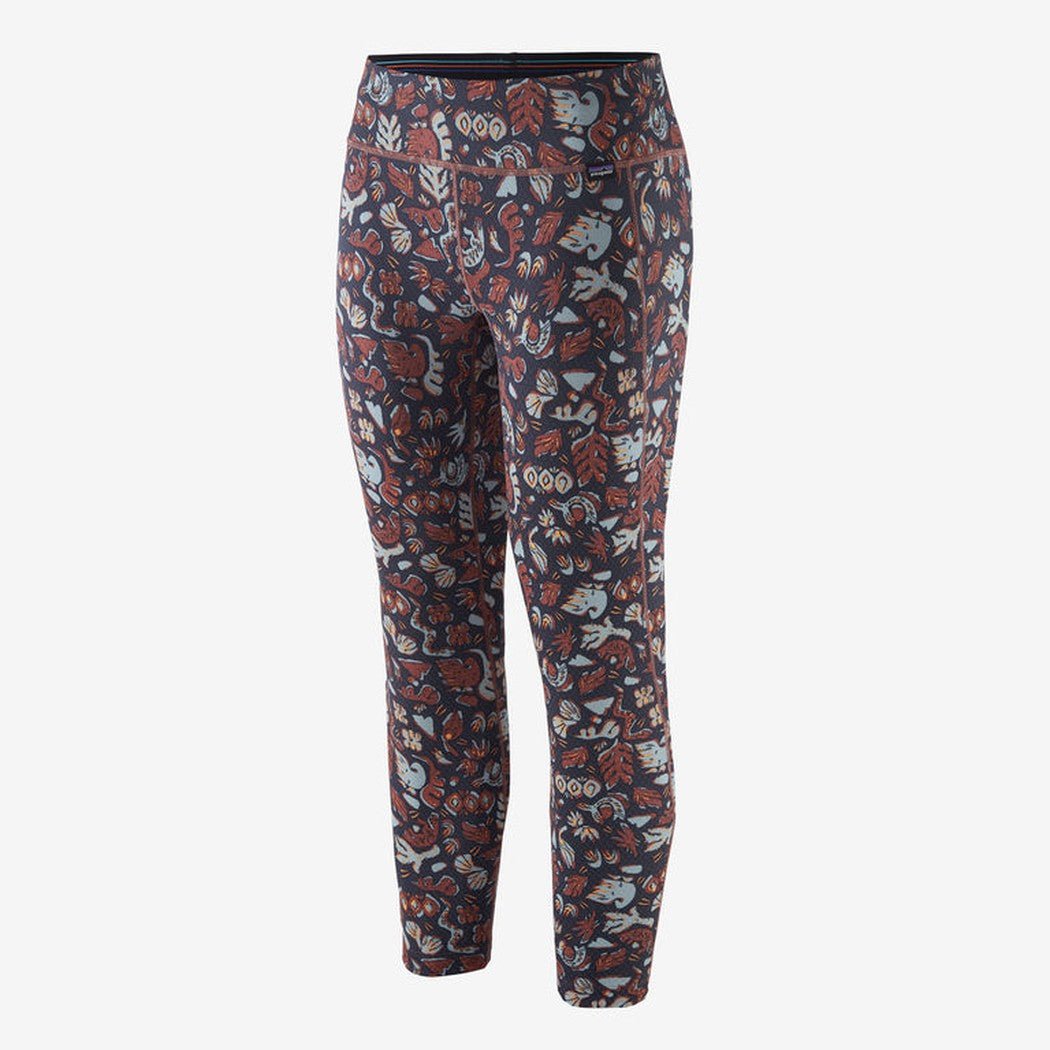 Patagonia Women's Cap Midweight Bottoms-Women's - Clothing - Baselayer-Across Oceans: Dulse Mauve-S-Appalachian Outfitters