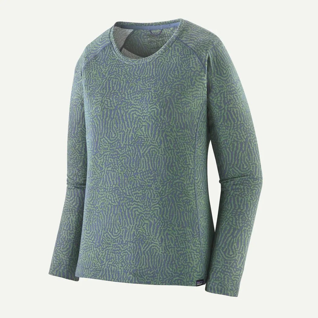 Patagonia Women's Capilene Midweight Crew-Women's - Clothing - Baselayer-Sea Run: Barnacle Blue-S-Appalachian Outfitters