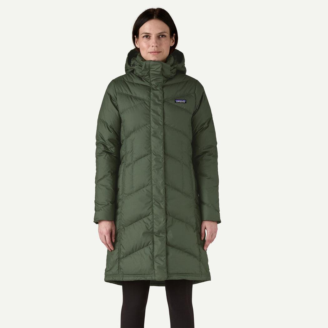 Patagonia Women's Down With It Parka-Women's - Clothing - Jackets & Vests-Old Growth Green-S-Appalachian Outfitters