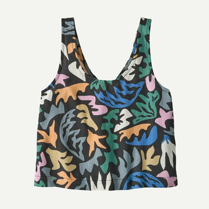 Patagonia Women's Garden Island Top-Women's - Clothing - Tops-Abstract Kaleido: Black-XS-Appalachian Outfitters
