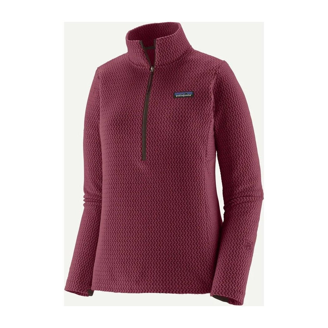 Patagonia Women's R1 Air Zip Neck-Women's - Clothing - Tops-Berry Fig-S-Appalachian Outfitters