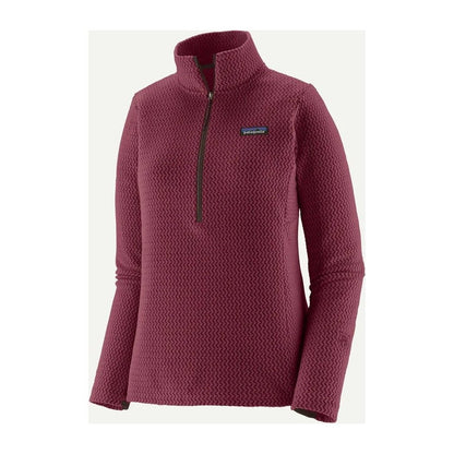 Patagonia Women's R1 Air Zip Neck-Women's - Clothing - Tops-Berry Fig-S-Appalachian Outfitters
