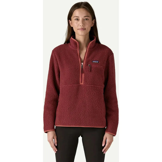 Patagonia Women's Retro Pile Marsupial-Women's - Clothing - Tops-Sequoia Red-S-Appalachian Outfitters