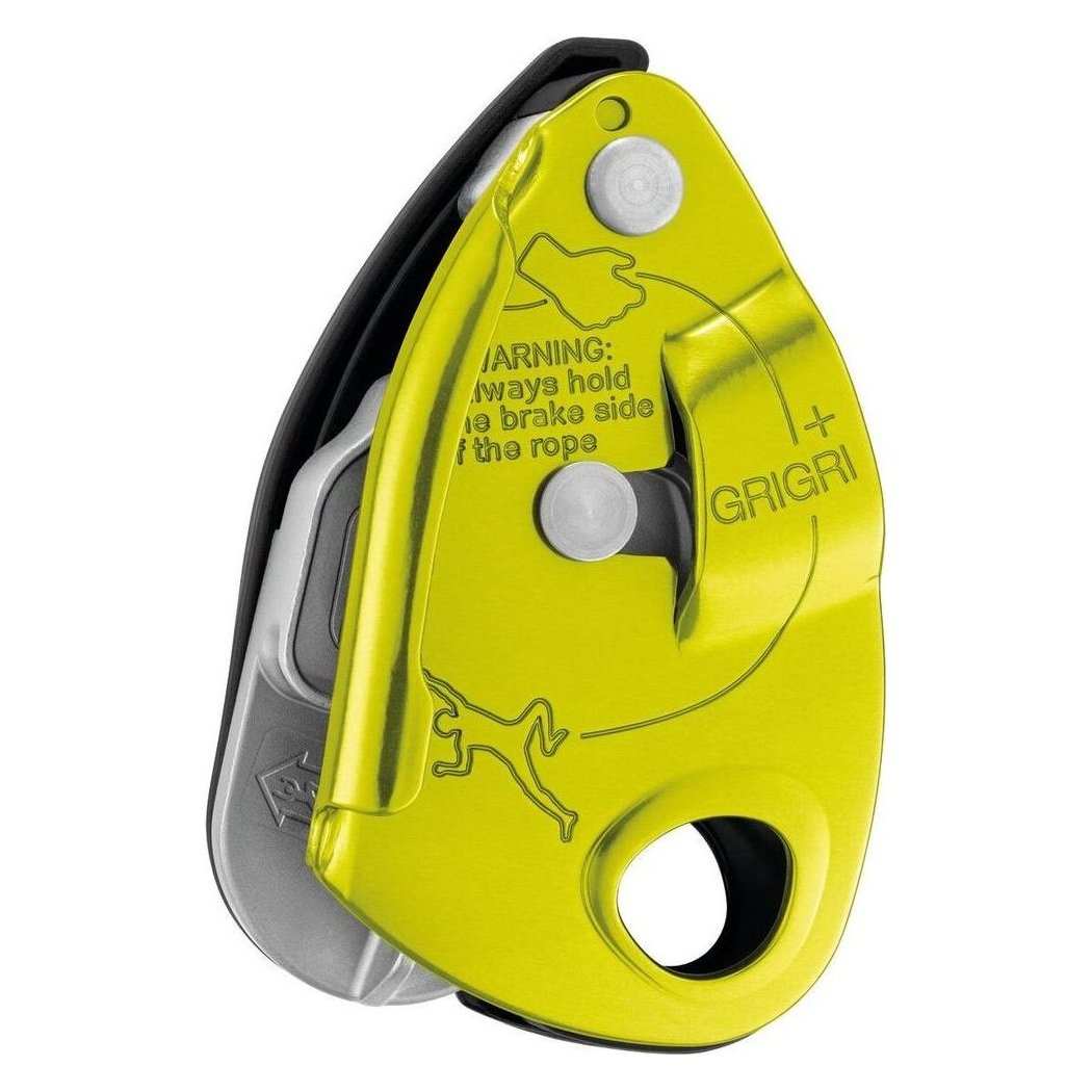 Petzl Grigri +-Climbing - Hardware - Belay and Rappel-Yellow-Appalachian Outfitters