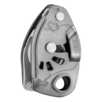 Petzl Neox-Climbing - Hardware - Belay and Rappel-Light Gray-Appalachian Outfitters