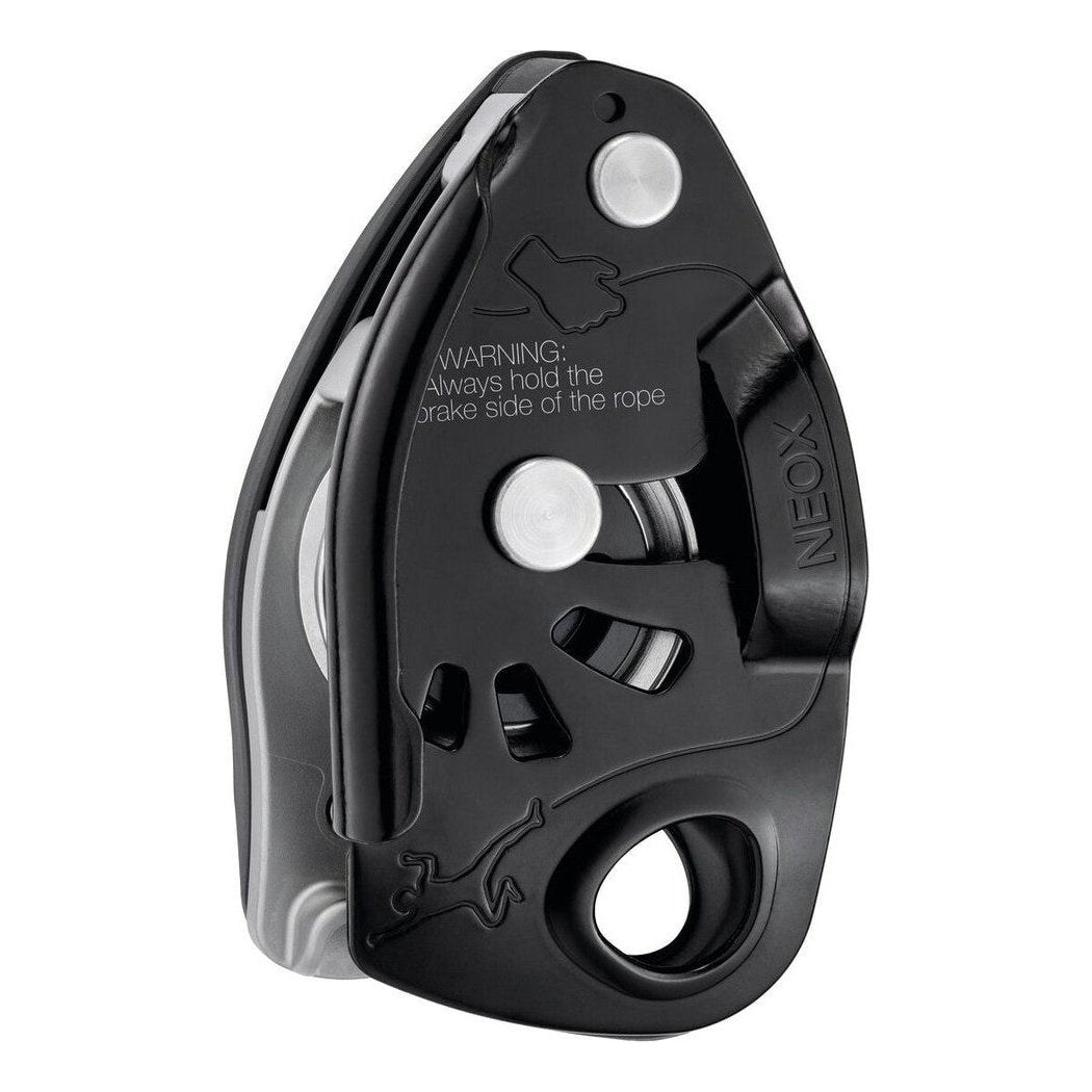 Petzl Neox-Climbing - Hardware - Belay and Rappel-Black-Appalachian Outfitters