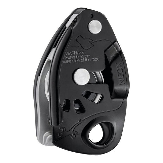 Petzl Neox-Climbing - Hardware - Belay and Rappel-Black-Appalachian Outfitters