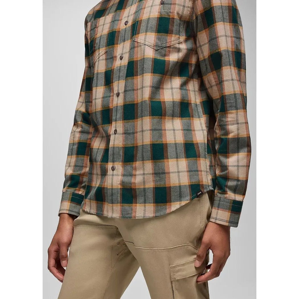 Prana Men's Dolberg Flannel Shirt-Men's - Clothing - Tops-Appalachian Outfitters