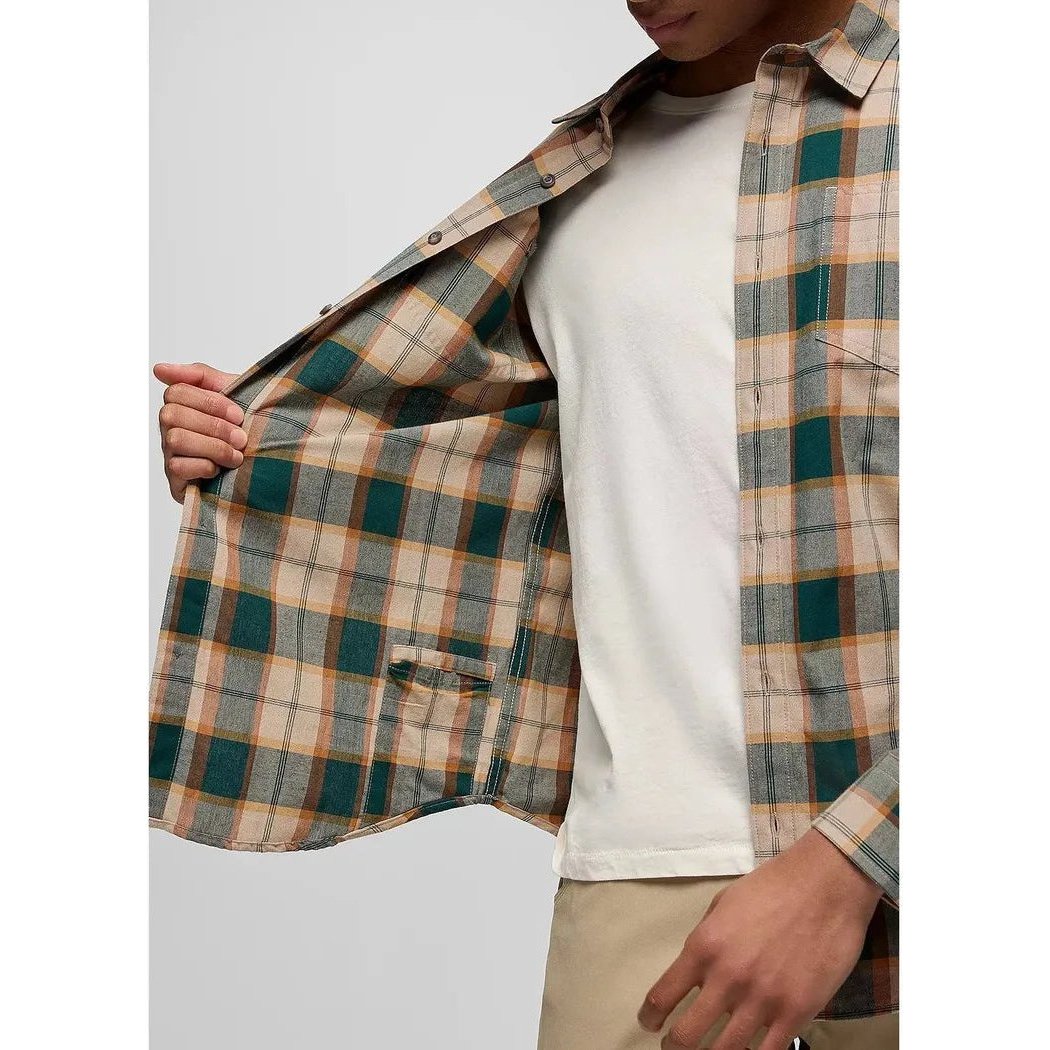 Prana Men's Dolberg Flannel Shirt-Men's - Clothing - Tops-Appalachian Outfitters