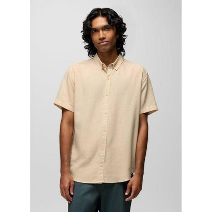 Prana Men's Lindores Shirt-Men's - Clothing - Tops-Wheat-M-Appalachian Outfitters