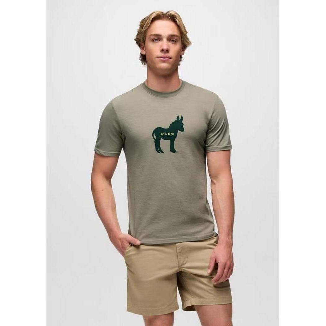 Prana Men's WiseA Journeyman SS Tee-Men's - Clothing - Tops-Sage-M-Appalachian Outfitters