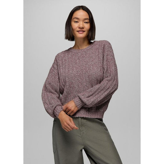 Prana Women's Emberbrook Sweater-Women's - Clothing - Tops-Vino Heather-S-Appalachian Outfitters