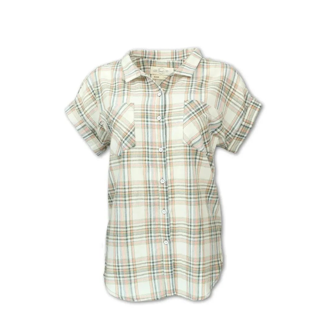 Purnell Women's Drop Shoulder Stripe-Women's - Clothing - Tops-Olive-S-Appalachian Outfitters