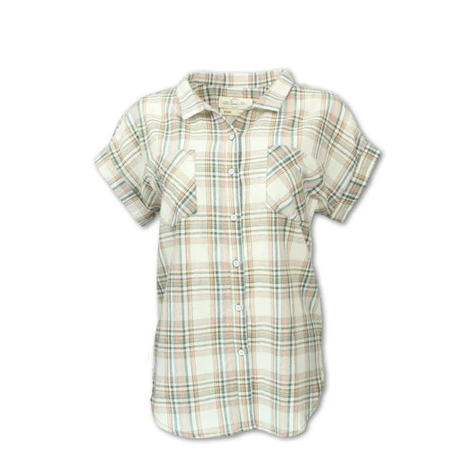 Purnell Women's Drop Shoulder Stripe-Women's - Clothing - Tops-Olive-S-Appalachian Outfitters