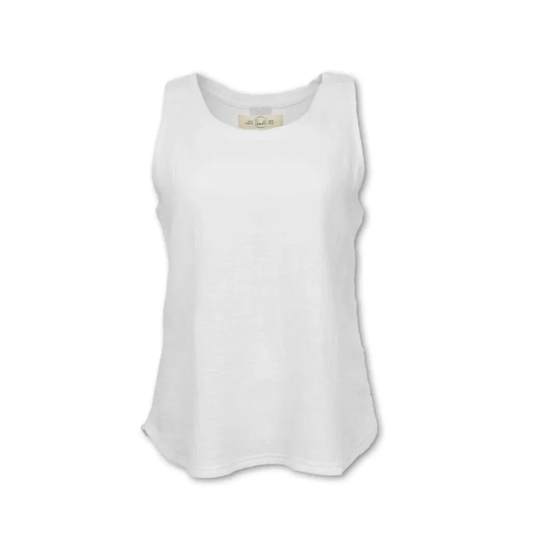 Purnell Women's Gauze Tank-Women's - Clothing - Tops-White-S-Appalachian Outfitters
