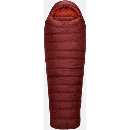 The Rab Ascent 900 sleeping bag in Regular color is shown from a front view with a white background.