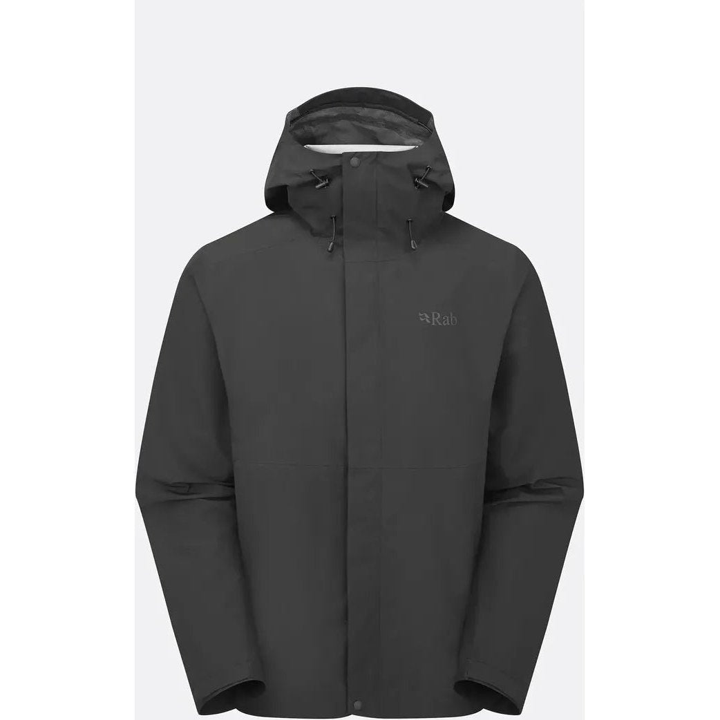 Rab Men's Downpour Jacket-Men's - Clothing - Jackets & Vests-Black-M-Appalachian Outfitters