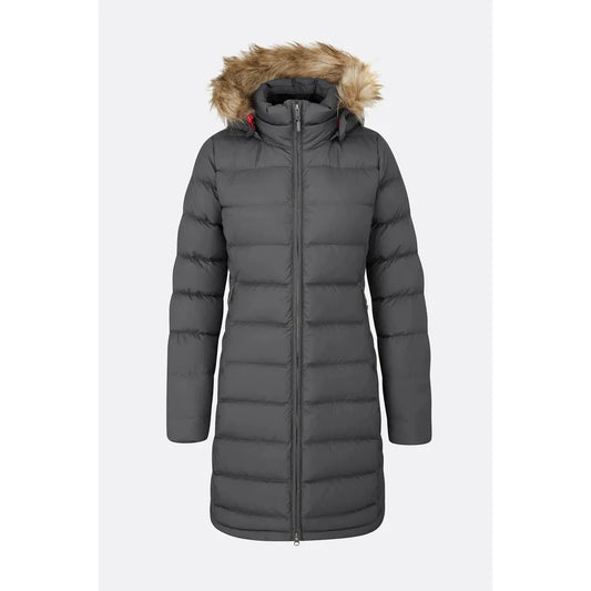 Rab Women's Deep Cover Parka-Women's - Clothing - Jackets & Vests-Graphene-S-Appalachian Outfitters