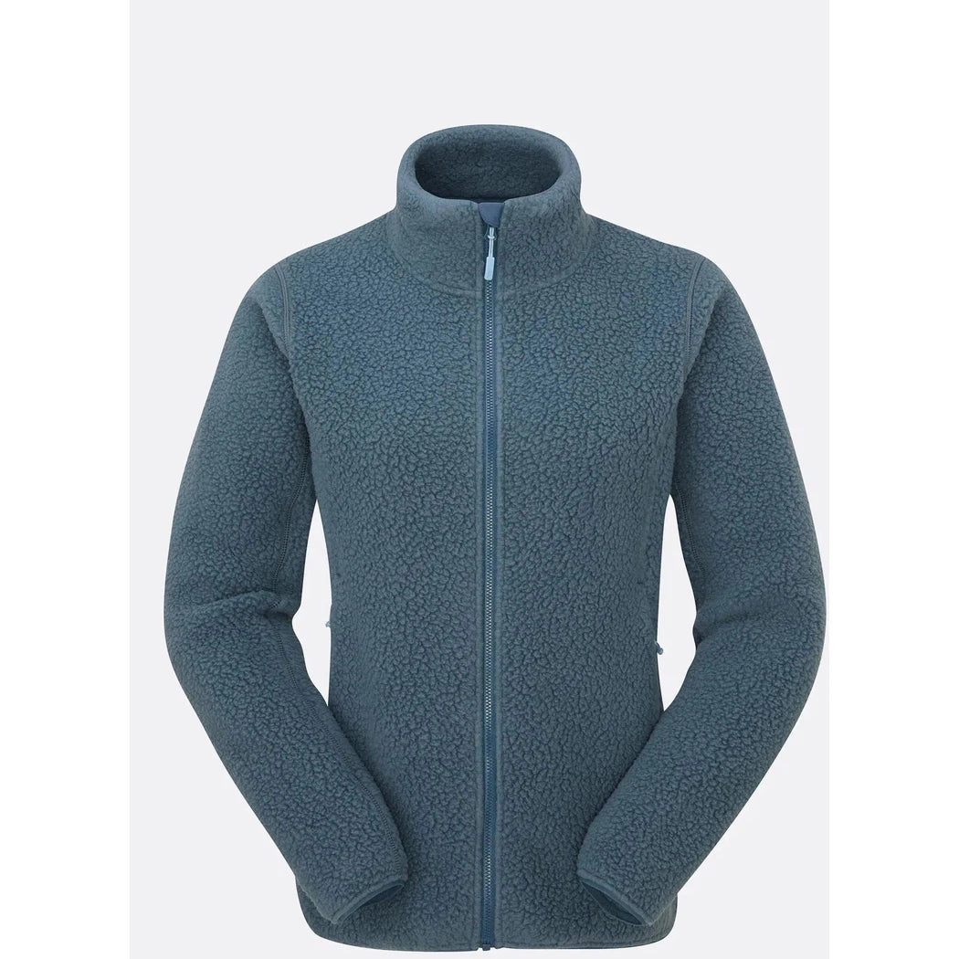 Rab Women's Shearling Jacket-Women's - Clothing - Jackets & Vests-Orion Blue-S-Appalachian Outfitters