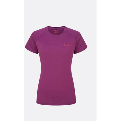 Rab Women's Sonic Tee-Women's - Clothing - Tops-Plum-S-Appalachian Outfitters