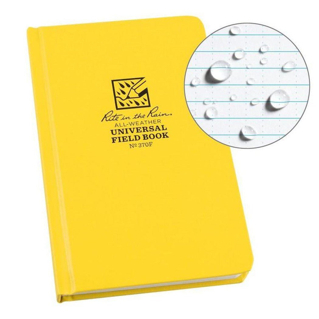 Rite in the Rain Hard Cover Book 4.75" x 7.5" Universal-Camping - Accessories - Books-Notebooks-Yellow-Appalachian Outfitters