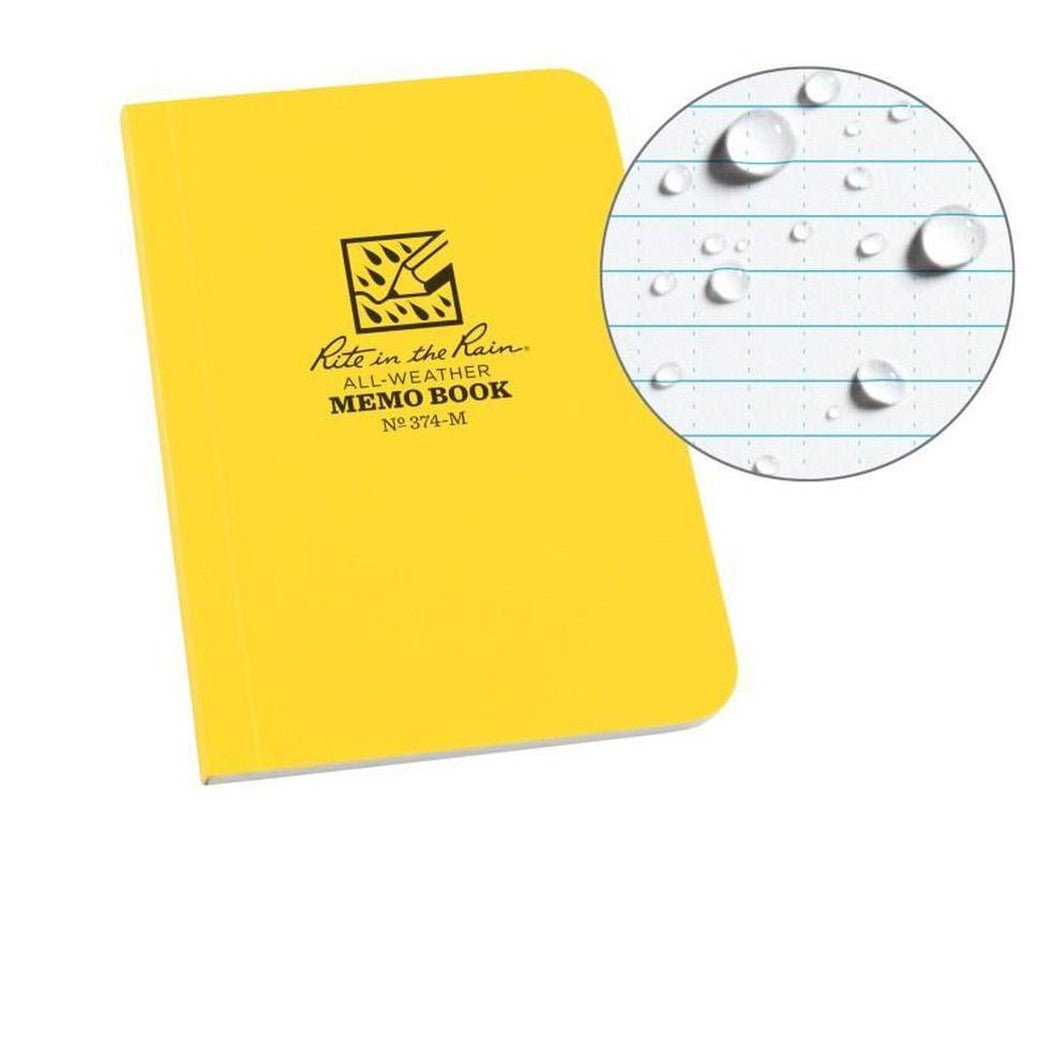 Rite in the Rain Soft Cover Book-Camping - Accessories - Books-Notebooks-Yellow-3.5" x 5"-Appalachian Outfitters