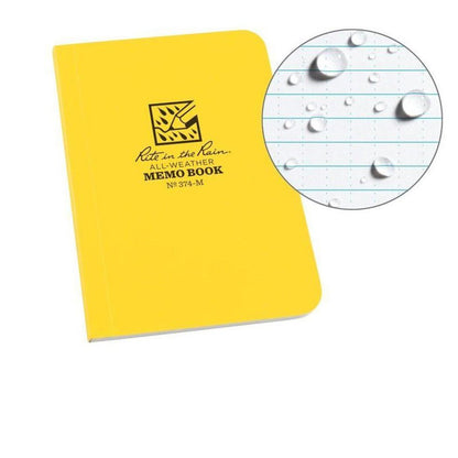 Rite in the Rain Soft Cover Book-Camping - Accessories - Books-Notebooks-Yellow-3.5" x 5"-Appalachian Outfitters