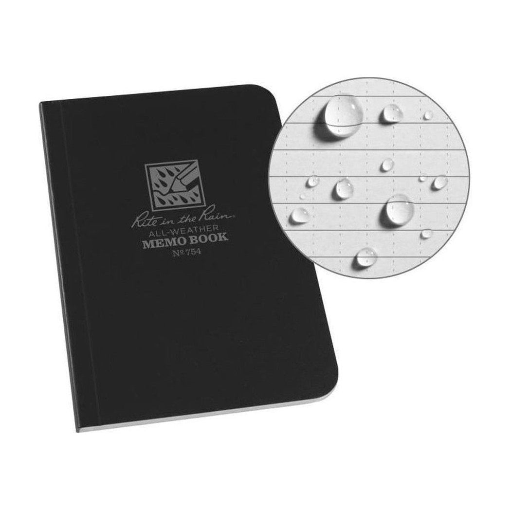Rite in the Rain Soft Cover Book-Camping - Accessories - Books-Notebooks-Black-3.5" x 5"-Appalachian Outfitters