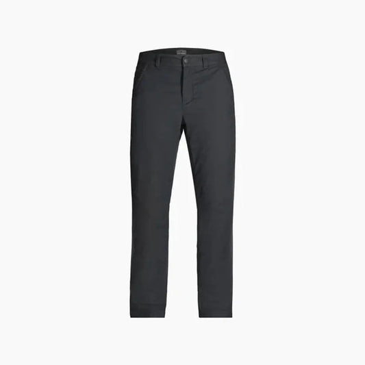 The Royal Robbins Men's Billy Goat BC Lined Pant in Granite is shown from the front with a plain white background.
