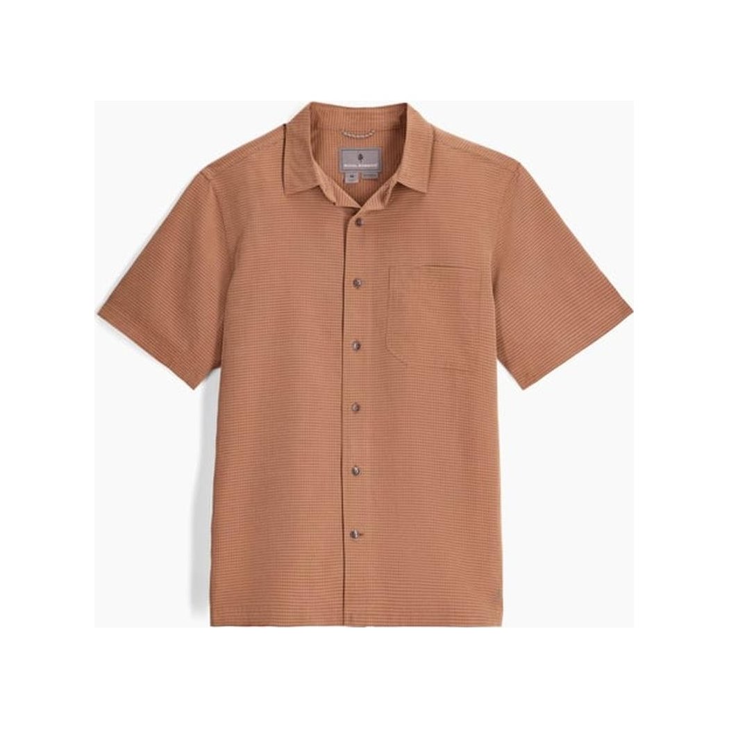 Royal Robbins Men's Desert Pucker Dry Short Sleeve-Men's - Clothing - Tops-Pecan-M-Appalachian Outfitters