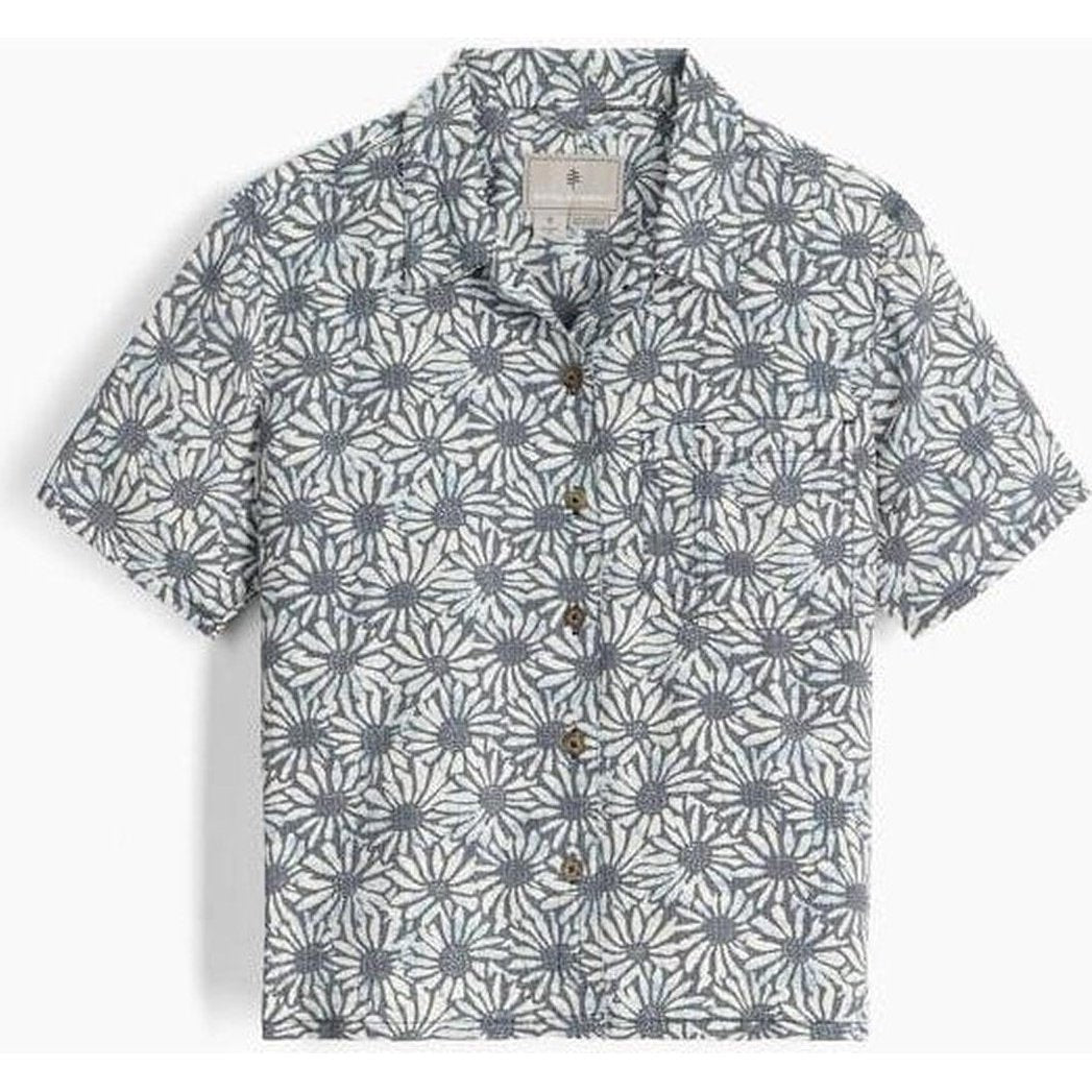 Royal Robbins Women's Camino Pucker Short Sleeve-Women's - Clothing - Tops-Deep Blue Caledonia Pt-S-Appalachian Outfitters