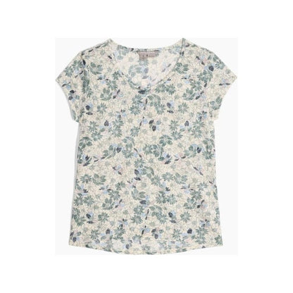 Royal Robbins Women's Featherweight Slub Tee-Women's - Clothing - Tops-Chalk Marigold Pt-S-Appalachian Outfitters