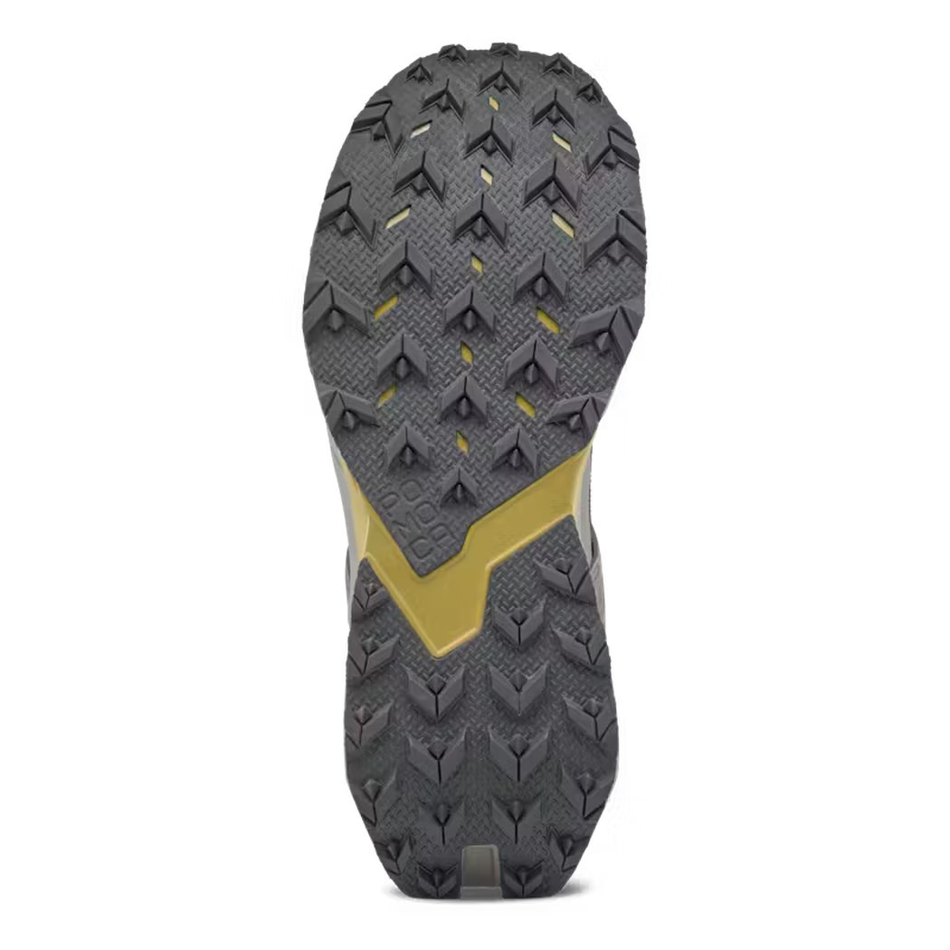 The sole of the Salewa Men's Pedroc 2 PTX boot, showing its lugged tread pattern and black rubber construction against a white background.