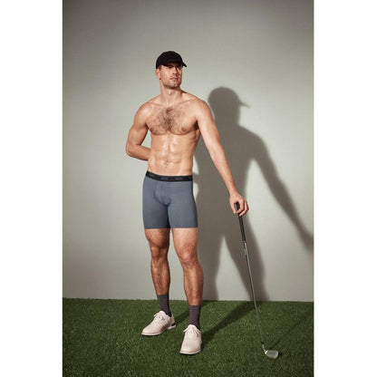 SAXX Quest Quick-Dry Mesh Boxer Brief Fly - 6"-Men's - Clothing - Underwear-Appalachian Outfitters