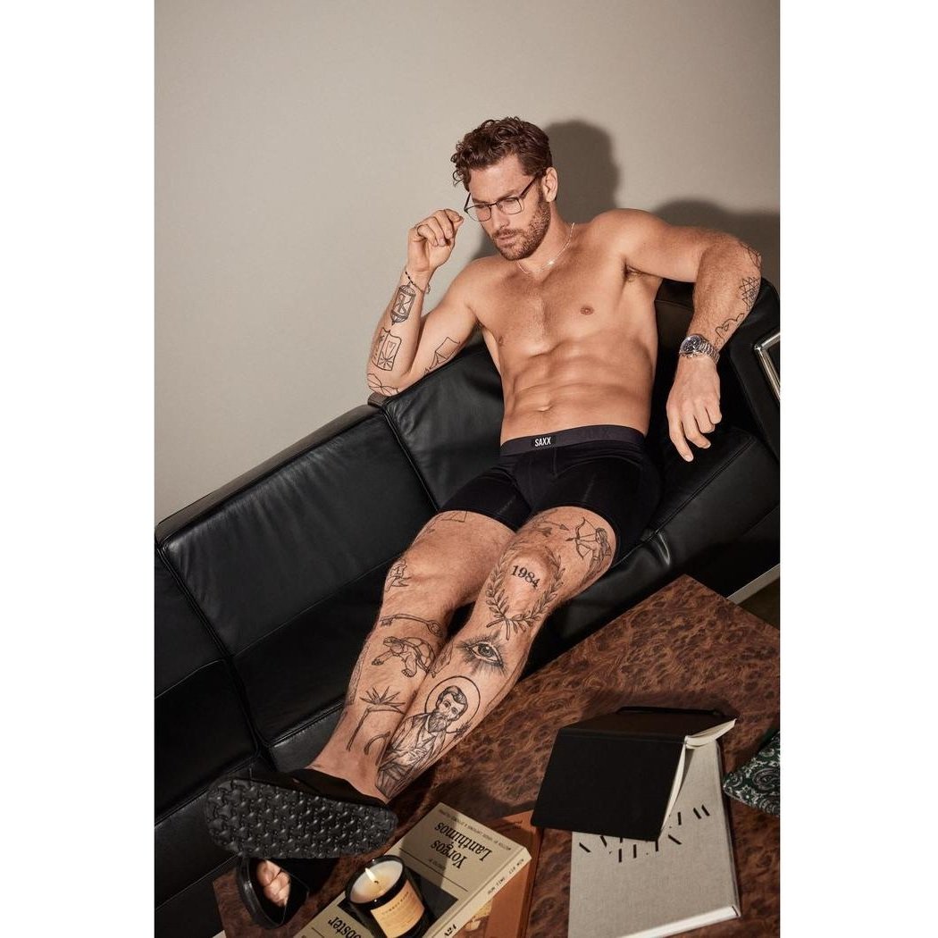 SAXX Vibe Xtra Soft Comfort Boxer Brief Fly - 6"-Men's - Clothing - Underwear-Appalachian Outfitters