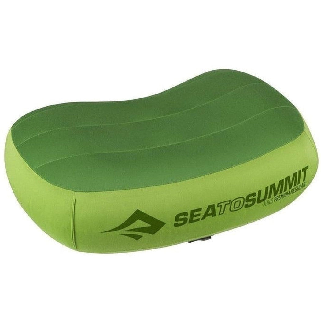 Sea To Summit Aeros Pillow Premium-Camping - Sleeping Pads - Pillows-Lime-Regular - 2.7 oz-Appalachian Outfitters