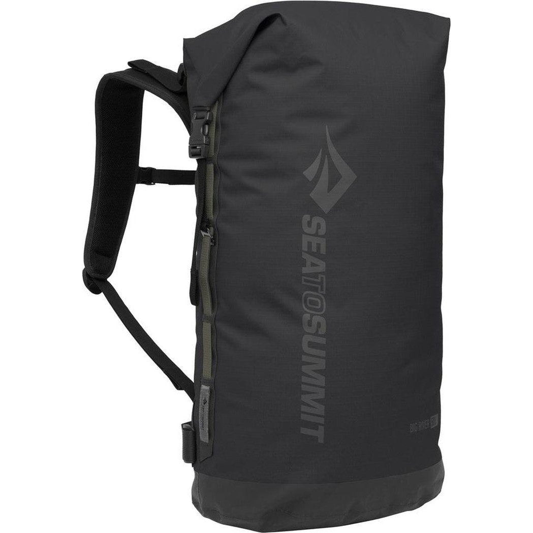 Sea To Summit Big River Dry Pack-Camping - Accessories - Dry Bags-50 liter-Jet Black-Appalachian Outfitters