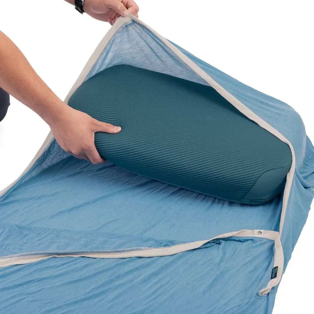 Sea To Summit Breeze Lightweight Liner - Rectangular w/ Pillow Sleeve-Camping - Sleeping Bags - Liners-Appalachian Outfitters