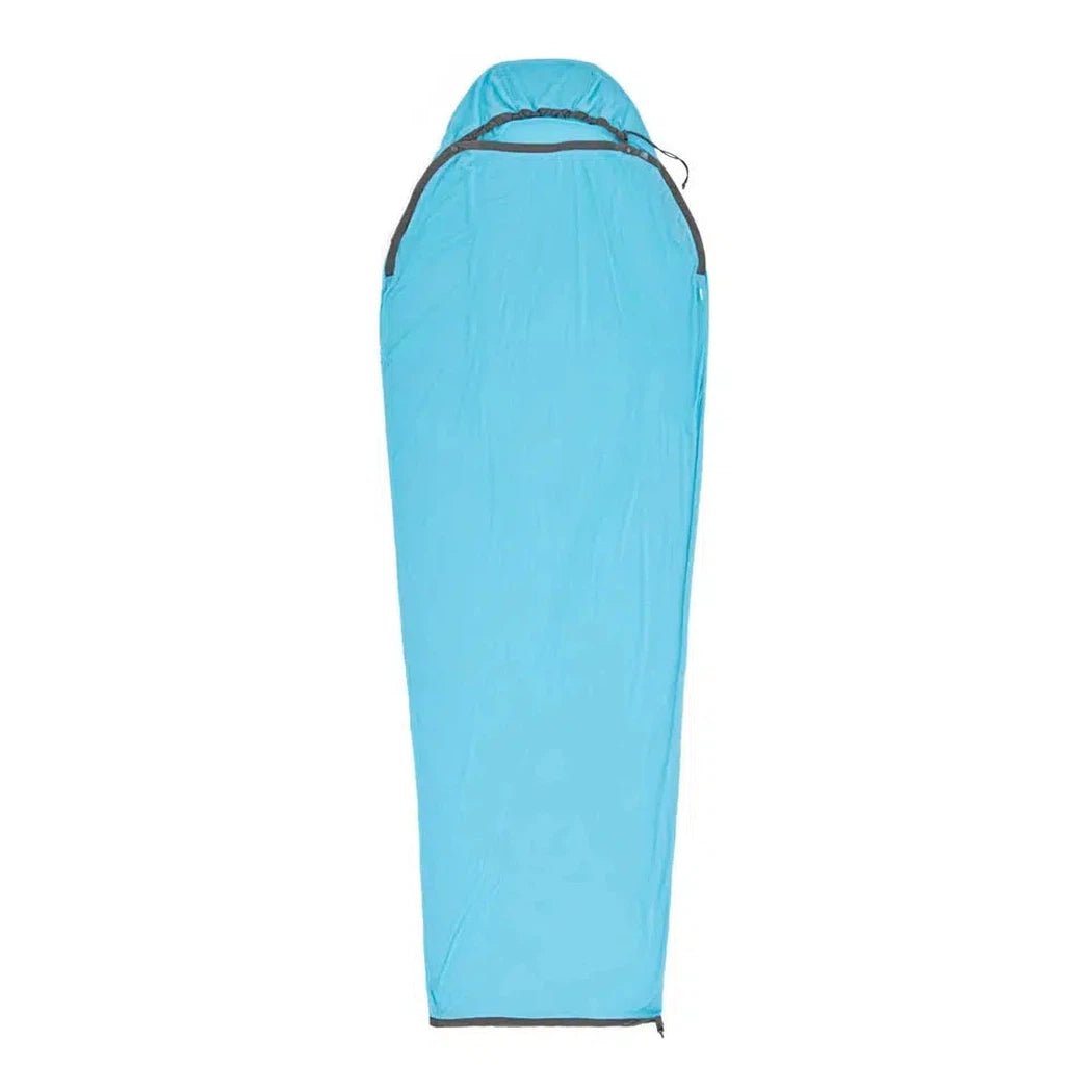 Sea To Summit Breeze Sleeping Bag Liner-Camping - Sleeping Bags - Liners-Mummy - 85in-Blue Atoll-Appalachian Outfitters