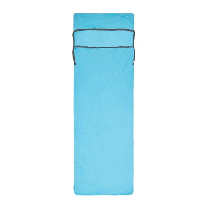 Sea To Summit Breeze Sleeping Bag Liner-Camping - Sleeping Bags - Liners-Rectangular with Pillow Sleeve - 88in-Blue Atoll-Appalachian Outfitters