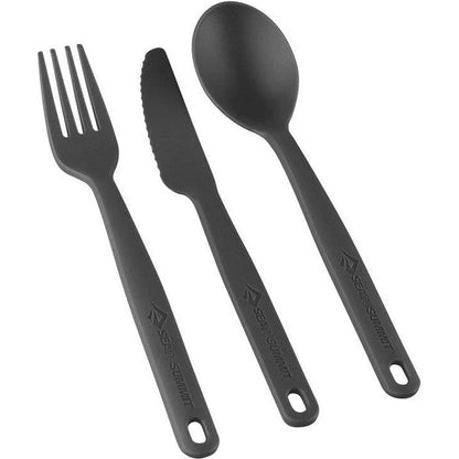 Sea To Summit Camp Cutlery Utensil Set-Camping - Cooking - Utensils-Charcoal-Appalachian Outfitters