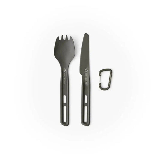 Sea To Summit Frontier UL Cutlery Set - [2 Piece] Spork and Knife-Camping - Cooking - Dishware-Appalachian Outfitters