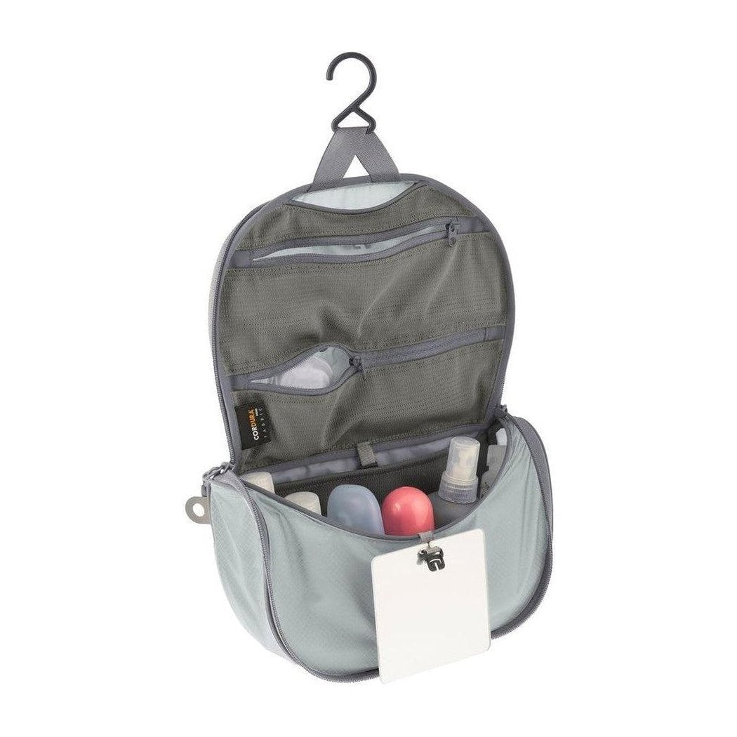 Sea To Summit Hanging Toiletry Bag-Travel - Accessories-Large-High Rise Grey-Appalachian Outfitters